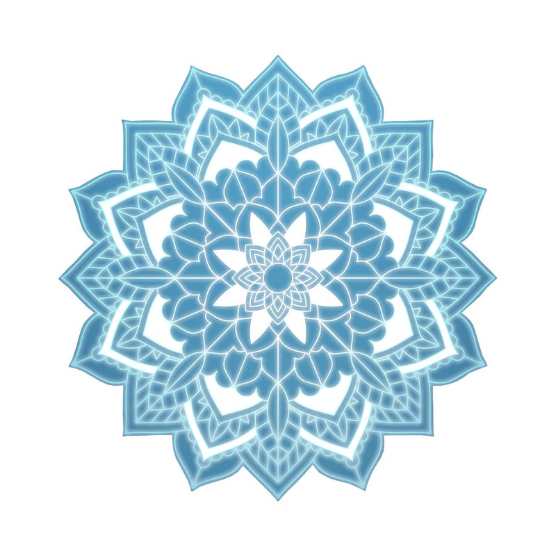 EACILLES Static Window Cling Decals, Alert People or Birds from Hitting Windows and Glass Doors, Mandala, 4 Pieces - Image 2